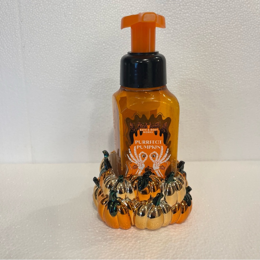 Bath and Body Works Shiny Pumpkin Patch Foam Hand Soap Holder